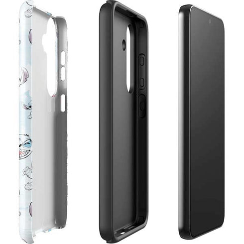 Disney Lilo and Stitch Pattern Galaxy S24 Plus Impact Case